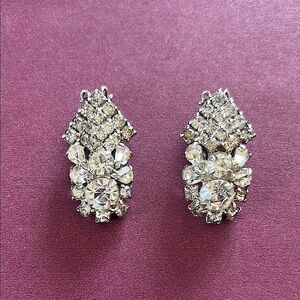 Vintage Rhinestone Earrings
